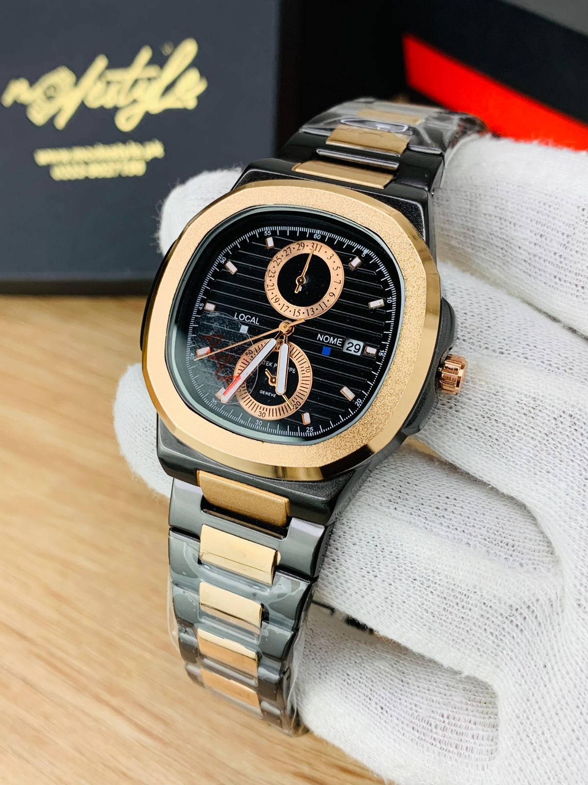 Two tone Copper black